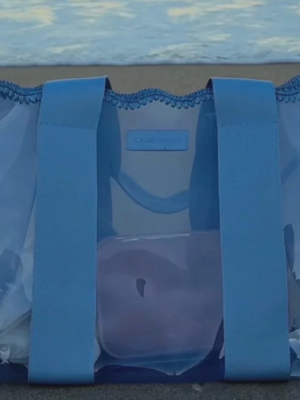 Case Mate Jelly Tote Bag Blue NWT - Picture 2 of 4